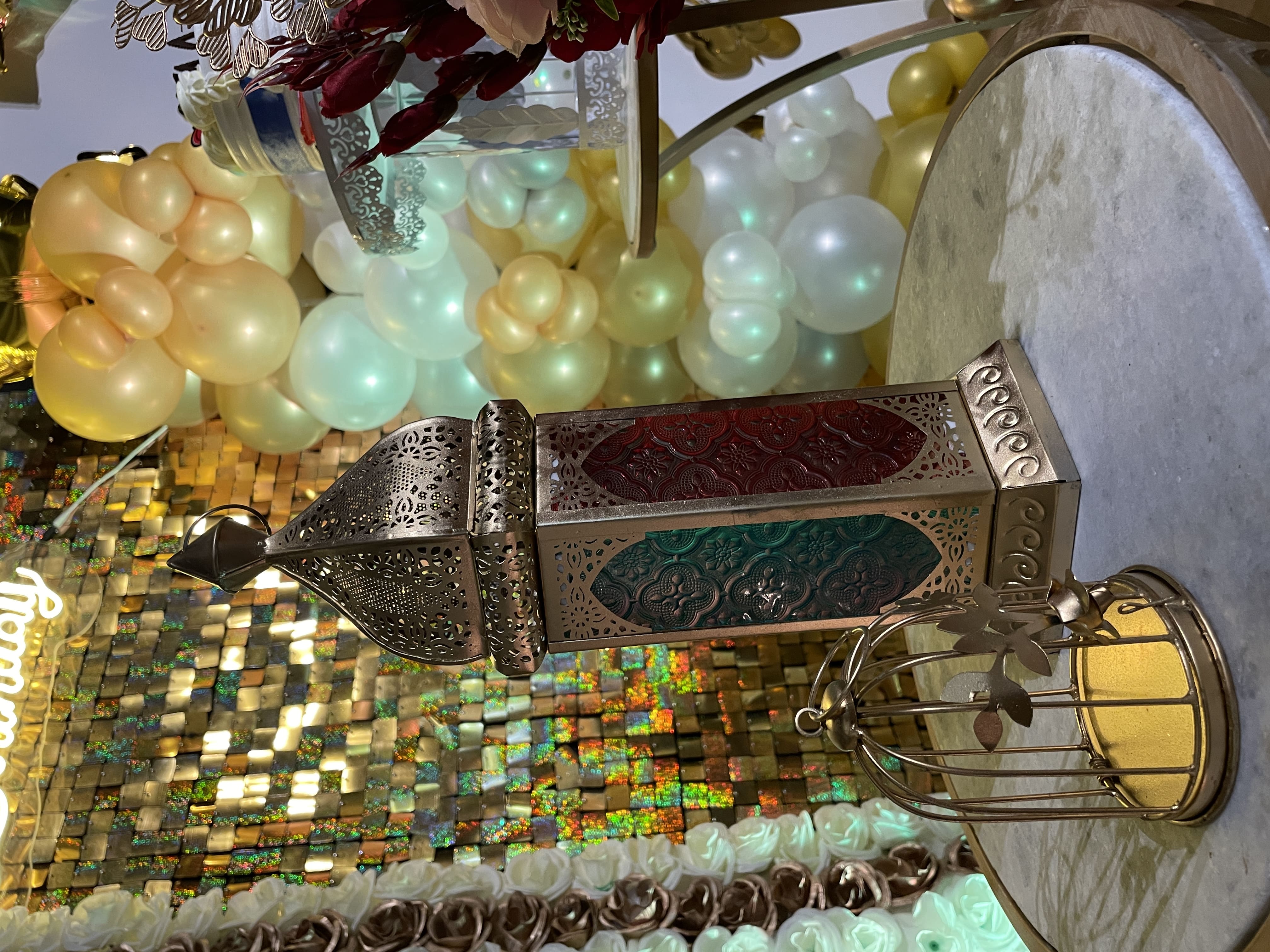 A person serving food on a table